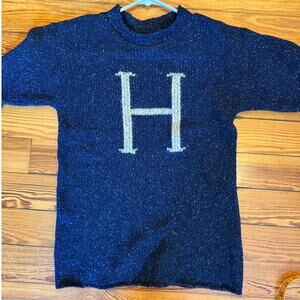 Harry Potter Warner Bros Studio Tour H Wool Silk Sweater Made in Scotland Size S